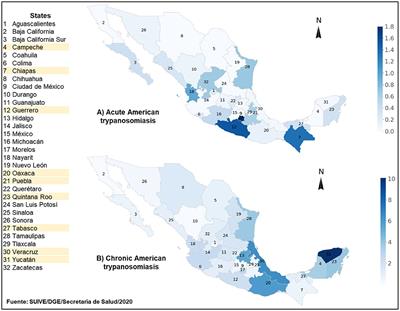 Review of American Trypanosomiasis in Southern Mexico Highlights Opportunity for Surveillance Research to Advance Control Through the One Health Approach